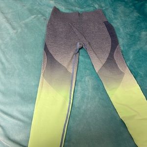 Medium Blue/Green Ombré Leggings